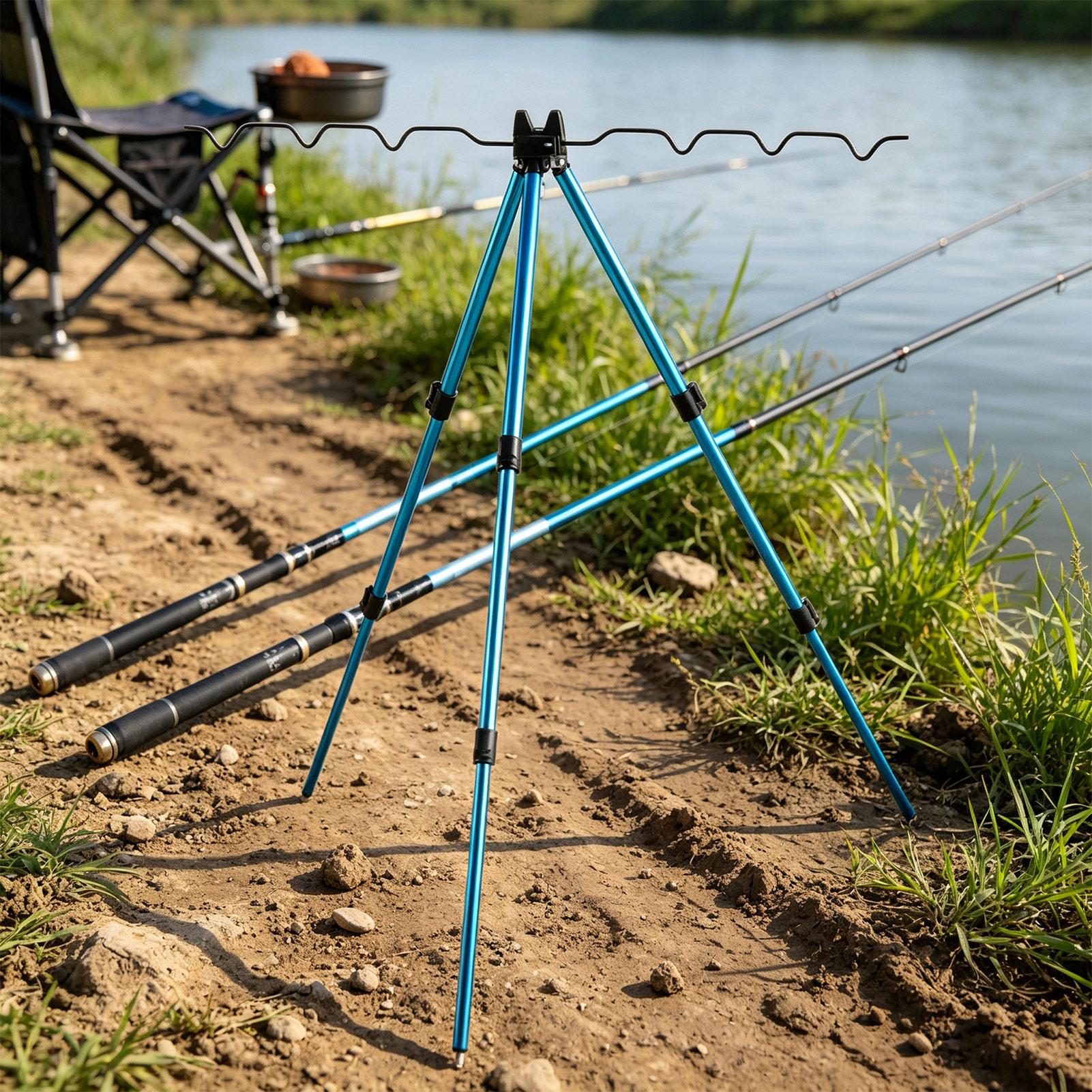 Tripod penyangga joran pancing - Fishing Rod Telescopic ulasan dan harga