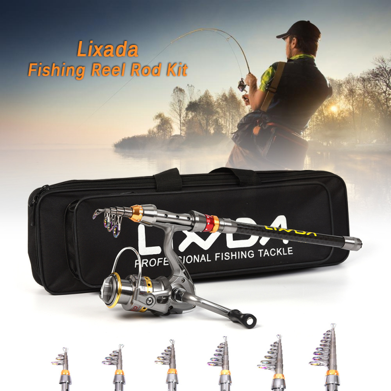 Lixada Set joran pancing dan g - Fishing Rod Surf ulasan dan harga
