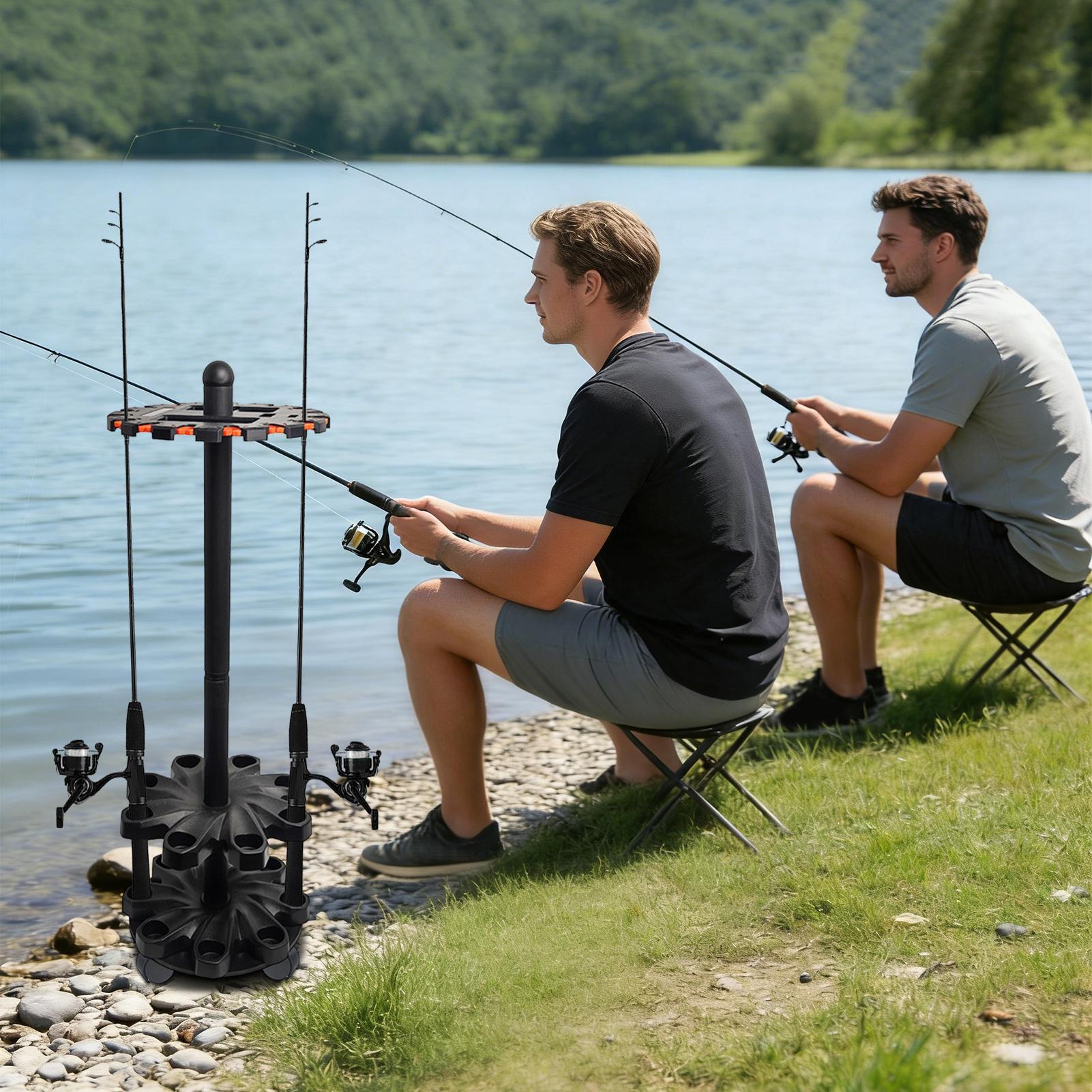 Rak Joran Pancing, Penyangga V - Fishing Rod Boat ulasan dan harga