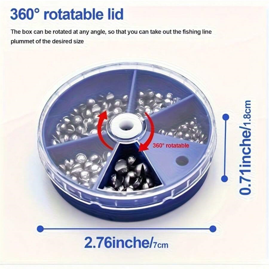 1 buah kotak bundar berisi pem - Fishing Rod Building Kit ulasan dan harga