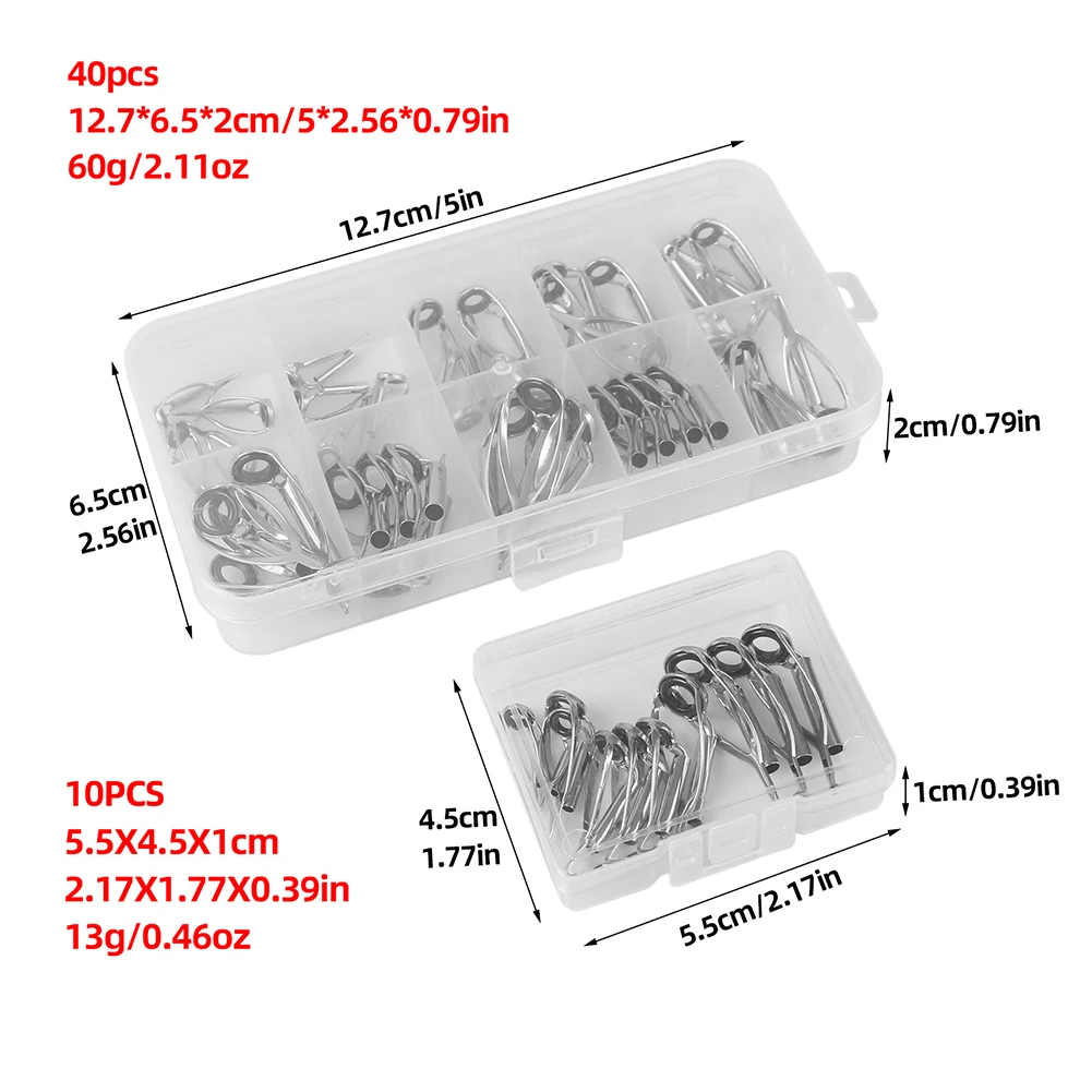 10/40pcs Kit Perbaikan Ujung J - Fishing Rod Building Kit ulasan dan harga